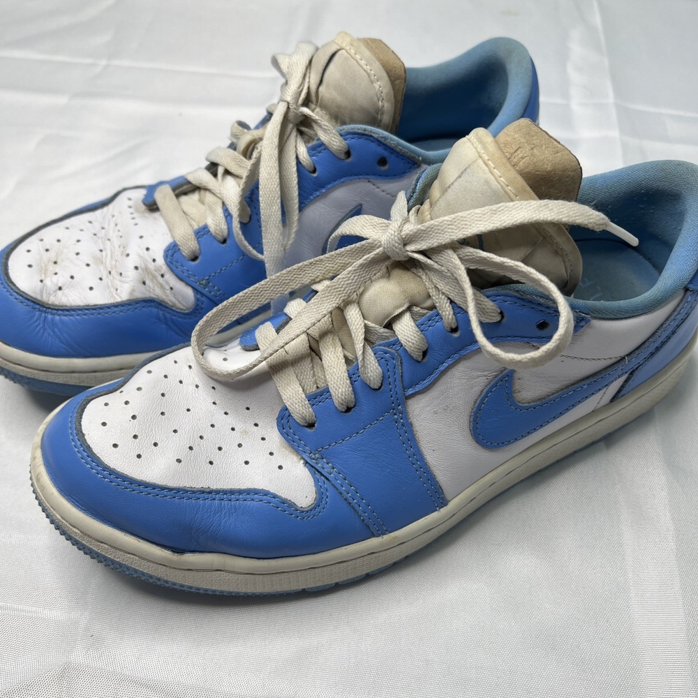 Nike Air Jordan 1 Low Golf sneakers in the UNC Colorway 9